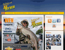 Tablet Screenshot of fishingwithjoebucher.com
